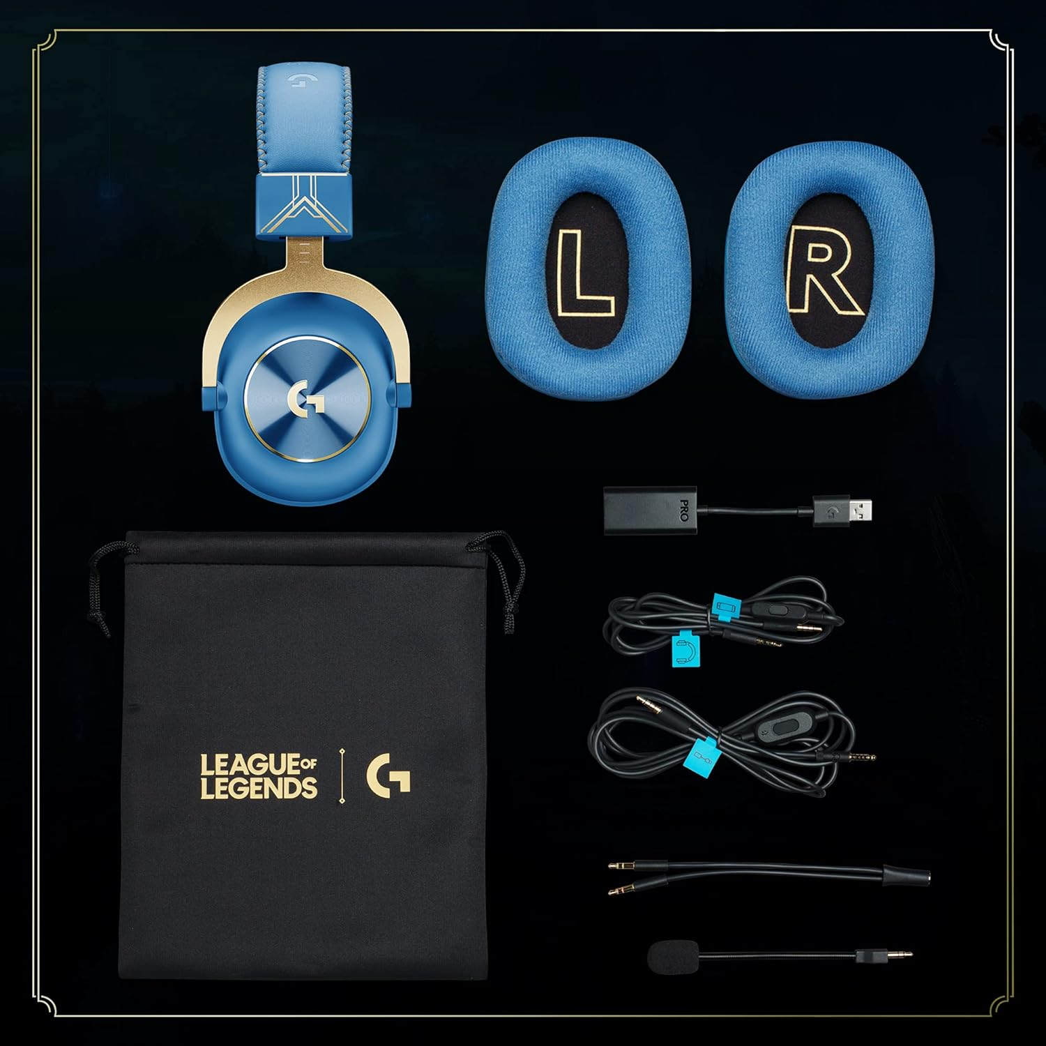 Logitech G PRO X Wired Gaming Headphone LOL Edition Logitech G PRO X Wired Gaming Headphone LOL Edition